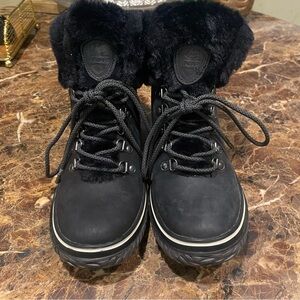 Pajar Canada Women Waterproof WINTER Boots Black Leather